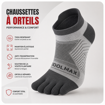 PureStride™ | Chaussettes technologie Coolmax anti ampoules