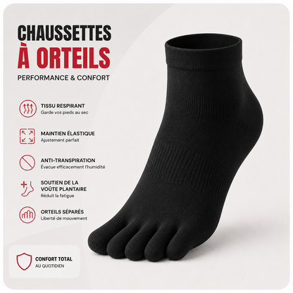 PureStride™ | Chaussettes Running Anti-douleur (Coupe Cheville)